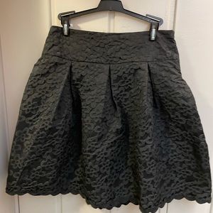 Gorgeous MSSP Floral pattern Black Skirt